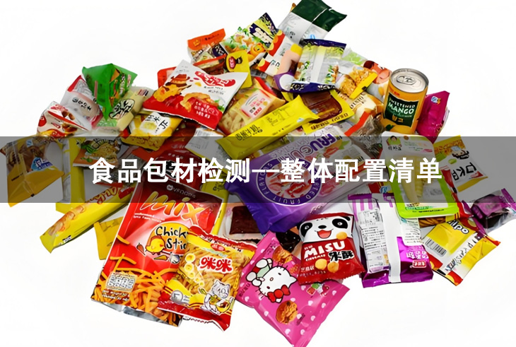 食品包裝檢測儀器配置清單